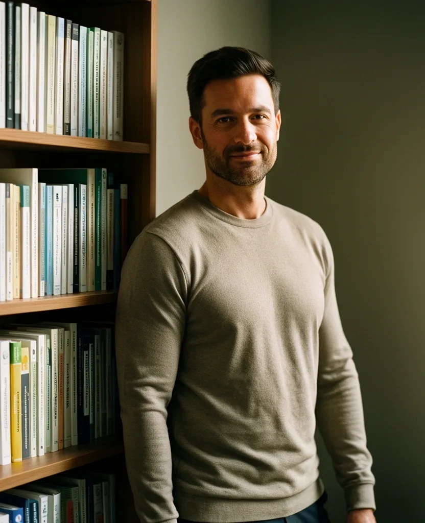 The workspace of a lifestyle coach